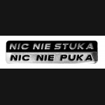 Naklejka AVISA - NIC NIE STUKA NIC NIE PUKA - emblemat ALU