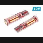 Żarówka W5W T10 12V 27xLED SMD4014 CANBUS biała VISION (2szt.)