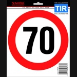 Naklejka AVISA - ograniczenie prędkości 70 TIR