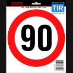 Naklejka AVISA - ograniczenie prędkości 90 TIR