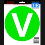 Naklejka AVISA - V - oznakowanie informacyjne TIR
