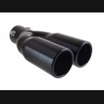 Końcówka tłumika podwójna 2x63mm BLACK AMIO