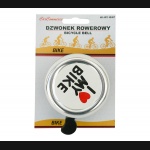 Dzwonek rowerowy - MY BIKE - SREBRNY