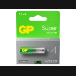 Bateria LR6 AA 1.5V GP Super Alkaline G-TECH (4szt.)