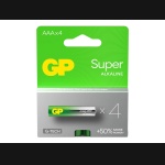 Bateria LR03 AAA 1.5V GP Super Alkaline G-TECH (4szt.)