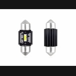 Żarówka rurkowa SV8.5 12V/24V 31mm SMD UltraBright 1860 Festoon CANBUS bipolarna biała AMIO (2szt.)