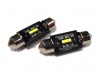 Żarówka rurkowa SV8.5 12V/24V 36mm SMD UltraBright 1860 Festoon CANBUS bipolarna biała AMIO (2szt.)