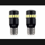 Żarówka W5W T10 12V 18xLED SMD 3014 + 1 SMD CANBUS biała AMIO (2szt.)