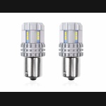 Żarówka BA15S 12V/24V 12x3020 SMD UltraBright LED CANBUS biała AMIO (2szt.)