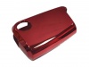 Silikonowe etui / pokrowiec na kluczyk VW SKODA SEAT nowy typ TPU/CLEAR CHROM RED