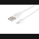 Kabel USB > LIGHTING 100cm oplot PCV