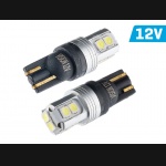 Żarówka W5W T10 12V 10xLED SMD3030 CANBUS NONPOLAR biała VISION (2szt.)