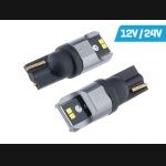 Żarówka W5W T10 12V/24V 4xLED SMD1616 CANBUS biała VISION (2szt.)