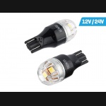 Żarówka W16W T15 12V/24V 5xLED SMD2835 LUMILEDS CANBUS NONPOLAR biała VISION (2szt.)