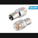 Żarówka BAY15D P21/5W 12V/24V 15x2835 SMD LED OSRAM CHIP CANBUS biała VISION (2szt.)