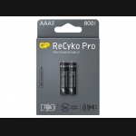 Akumulatorki R03 AAA - 2szt. - GP ReCyko Pro 800mAh