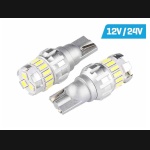 Żarówka W5W T10 12V/24V 15+3xLED SMD CANBUS NONPOLAR biała VISION (2szt.)