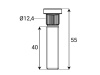 Szpilka piasty koła radełkowana M12x1,5x40 fi 12,4mm