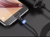 Kabel USB magnetyczny 3w1 microUSB / USB typu C / Lightning 100 cm czarny