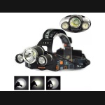 Lampa / Latarka czołowa LED 3x CREE XM-L T6