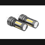 Żarówka HP24W 12V/24V 18xLED SMD3030 CANBUS biała AMIO (2szt.)