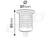 Ładowarka samochodowa z gniazdami USB+USB-C 12/24V QC3.0