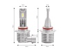 Żarówki samochodowe HB3 9005 LED X1 Series AMIO