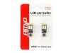 Żarówka W5W T10 12V/24V 12xLED SMD2835 CANBUS biała AMIO (2szt.)