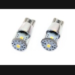 Żarówka W5W T10 12V/24V 3xLED SMD2835 CANBUS biała AMIO (2szt.)