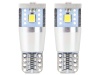 Żarówka W5W T10 12V/24V 3xLED SMD2835 CANBUS biała AMIO (2szt.)