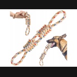Zabawka dla psa / sznur bawełniany duży / szarpak xxl 60cm