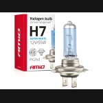 Żarówka H7 12V 55W Amio Super White filtr UV (1szt.)