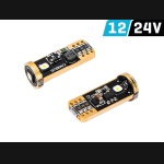 Żarówka W5W T10 12V/24V 3xLED SMD3838 CANBUS biała VISION (2szt.)