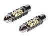 Żarówka rurkowa SV8.5 12V/24V 39mm 12xSMD2016 Festoon CANBUS biała VISION (2szt.)