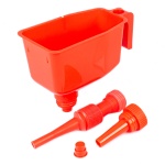 Lejek plastikowy uniwersalny wielofunkcyjny 5w1 16,5 cm