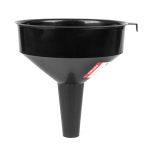 Lejek plastikowy czarny uniwersalny do paliwa cieczy wody 19,5 cm