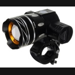 Lampa rowerowa przednie T6 + tylne światło USB AKU