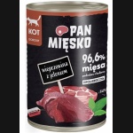 Pan Mięsko wieprzowina z jeleniem dla kota 400g