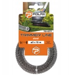 Żyłka tnąca do podkaszarek trimmer Drut stalowy 3mm x 15m