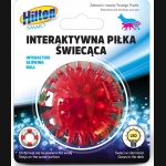 Hilton interaktywna piłka świecąca 5cm dla psa/kota