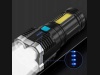 Latarka wojskowa wielofunkcyjna / akumulatorowa / szperacz 5 LE COB / micro-USB