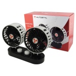 Wentylator wiatrak podwójny 2x5" 12V