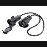 Adapter przyczepy 13/7 PIN 12Vz przewodem 0,75 m