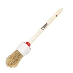 Pędzel okrągły Polax z drewnianą rączką 3 cm $F