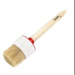 Pędzel okrągły Polax z drewnianą rączką 6 cm $F