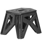 Stołek składany czarny
