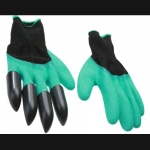 Rękawice rękawiczki ogrodowe pazury grab z&nbsp;pazurem