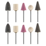 Zestaw kamieni szlifierskich Polax 10 szt. $F