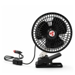 WENTYLATOR SAMOCHODOWY OBROTOWY 12V NA KLIPS