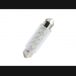 Żarówka rurkowa SV8.5 24V 42mm 8 LED biała (1szt.)